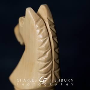 Kasparov Signature wooden chess set, white knight