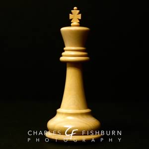 House of Staunton Reykjavik II wooden chess set, white king