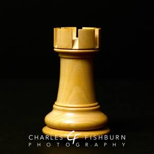House of Staunton Reykjavik II wooden chess set, white rook